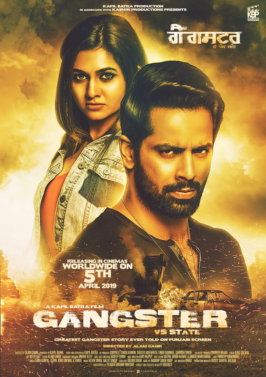 Gangster Vs State (2019) Punjabi 720P Webrip X264 Aac Esub - Mkvcinemas