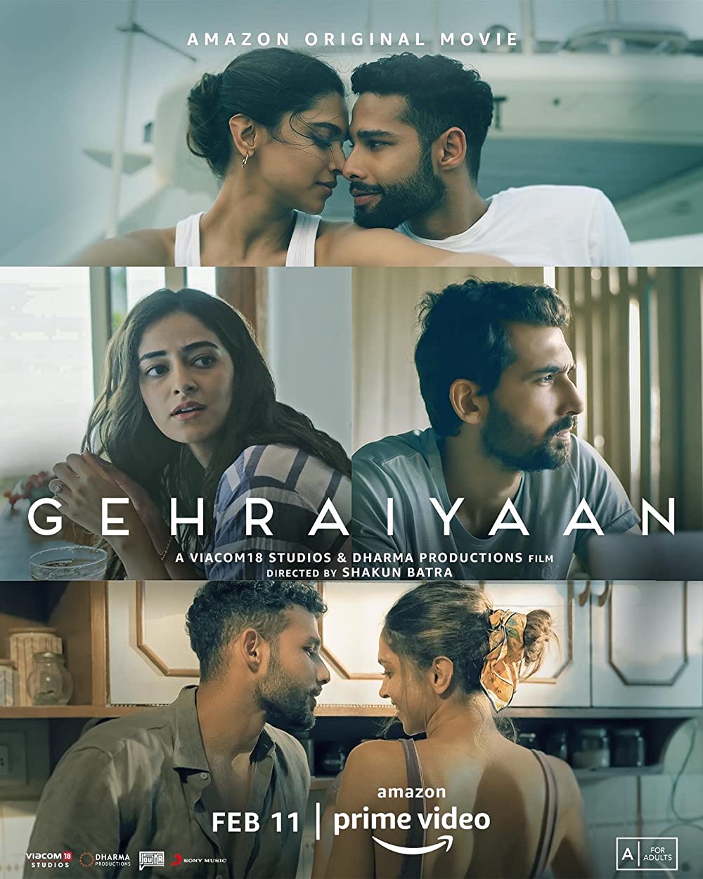Gehraiyaan (2022) Hindi 1080P Amzn Webrip X264 Dd5 1 Msubs - Mkvcinemas