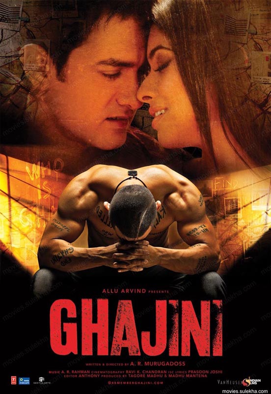 Ghajini (2008) Hindi 1080P Bluray X265 Hevc Aac 5 1 Msubs -Natty