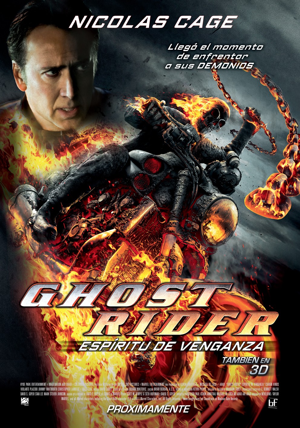 Ghost Rider 2-Spirit Of Vengeance (2011) 720P Bluray X264 Esub [Dual Audio][Hindi 5 1 English 5 1] -Mkvc