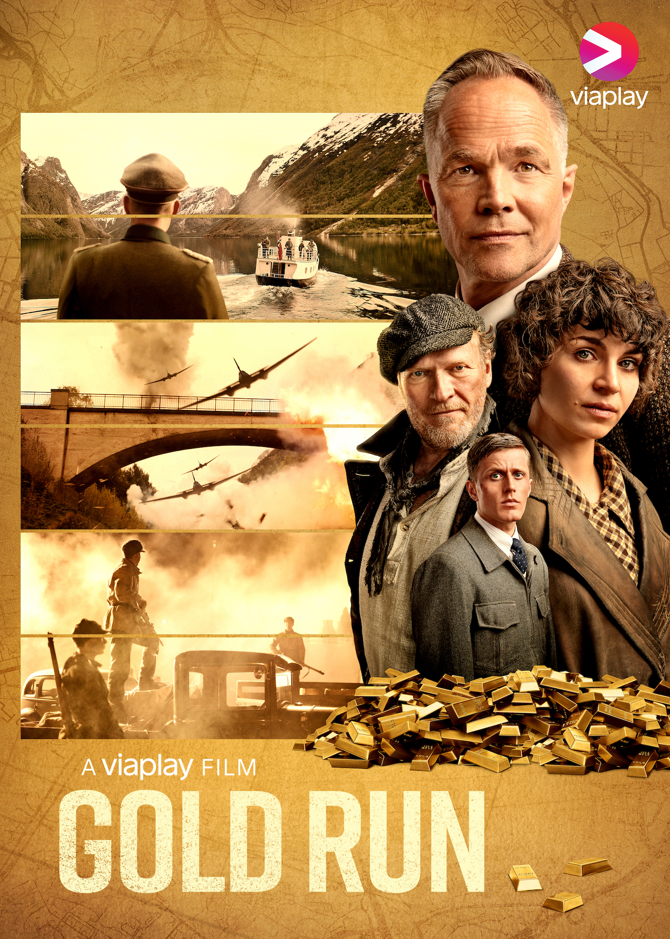 Gold Run (2022) 720P Amzn-Web X264 Esub [Dual Audio][Hindi 5 1 Norwegian 5 1] -Mkvc