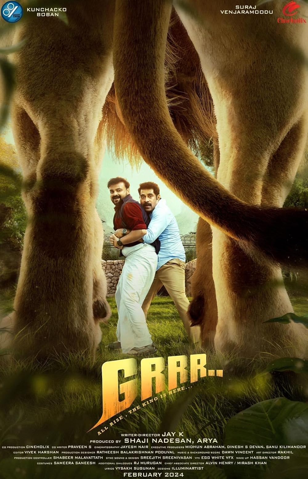 Grrrr (2024) Uncut 720P Webrip X264 Esub [Dual Audio][Hindi 5 1 Malayalam 5 1] -Dlhub
