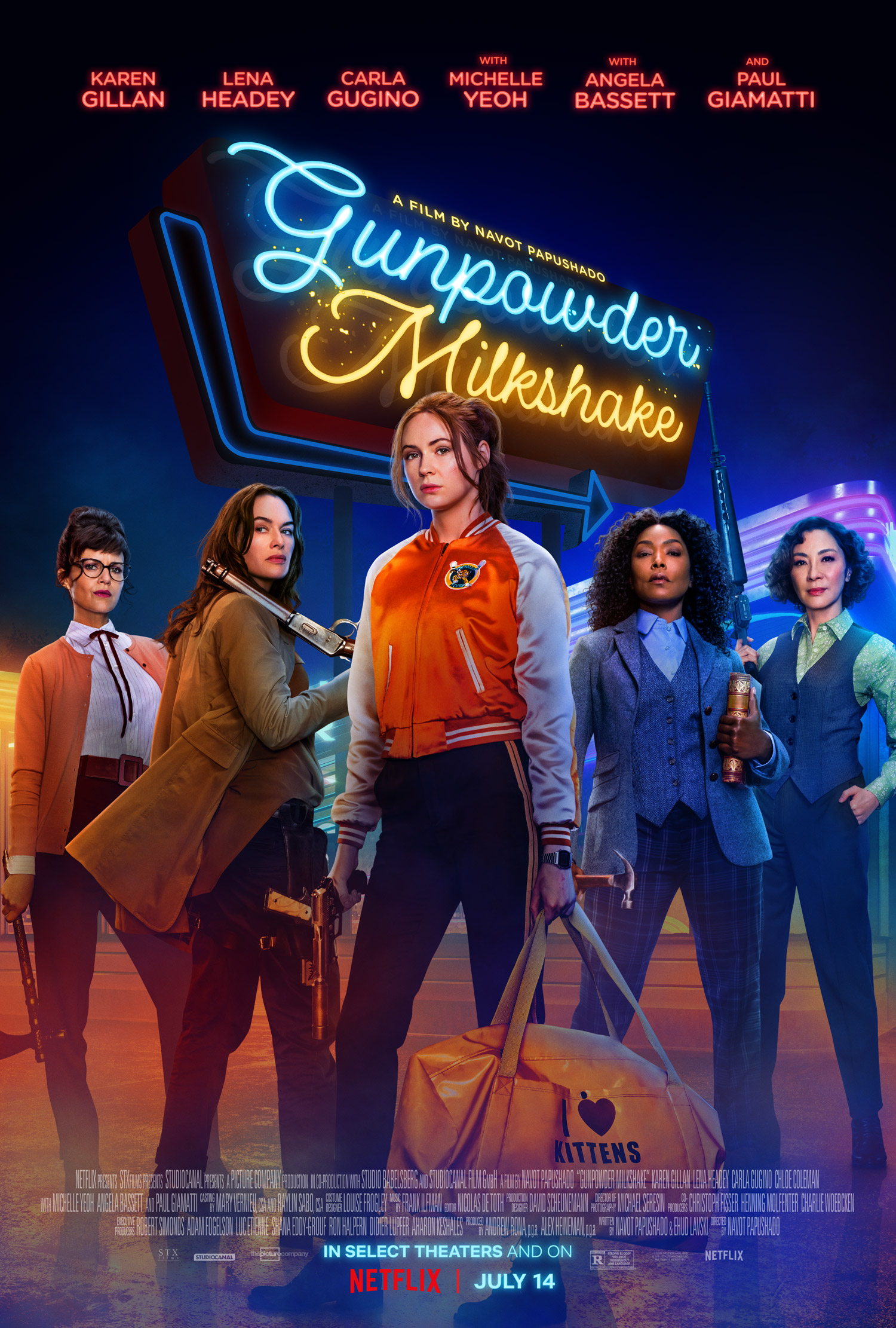 Gunpowder Milkshake (2021) 1080P Bluray X265 Hevc Esub [Dual Audio][Hindi 2 0 English 5 1] -Msmod