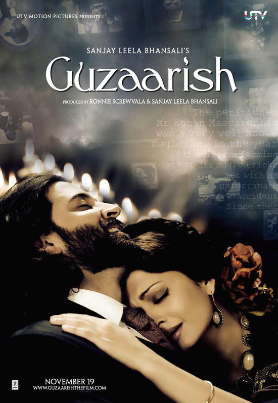 Guzaarish (2010) Hindi 1080P Bluray X264 Dd5 1 Esub - Mkvcinemas