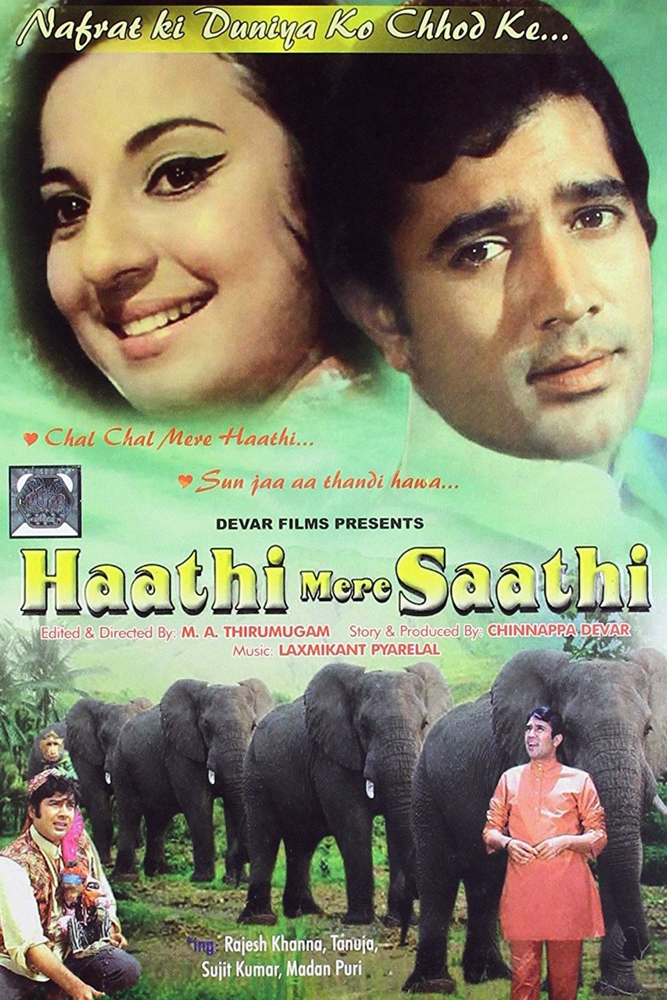Haathi Mere Saathi (1971) Hindi 720P Amzn Webrip X264 Aac 2 0 Esub - Mkvcinemas