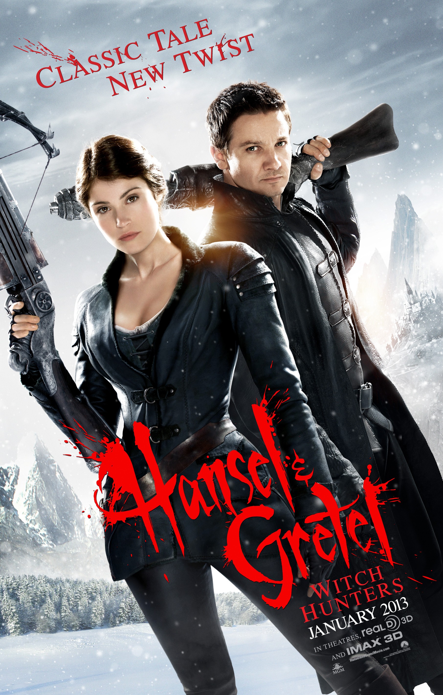 Hansel And Gretel Witch Hunters (2013) Unrated 720P Bluray X264 Esub [Dual Audio][Hindi 5 1 English 5 1] -Msmod