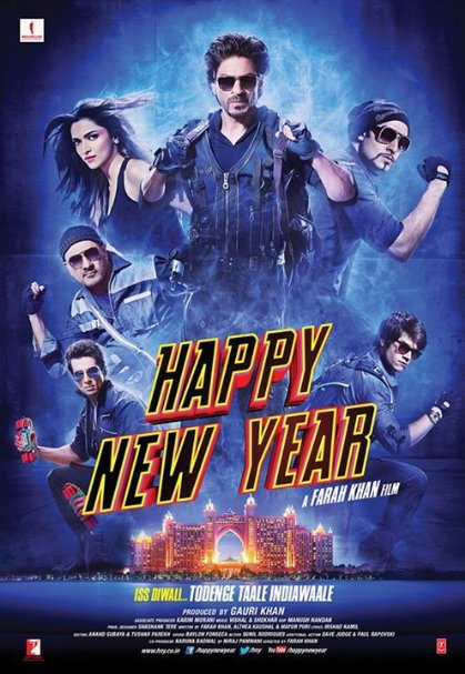Happy New Year (2014) Hindi 1080P Bluray X264 Dd5 1 Esub - Mkvcinemas