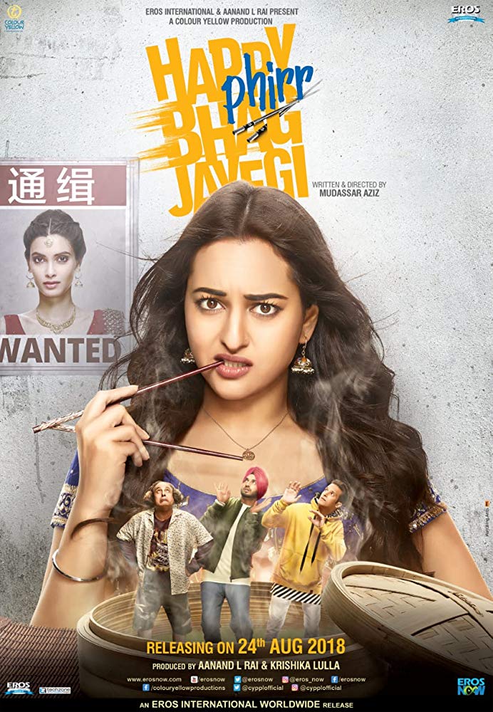 Happy Phirr Bhag Jayegi 2018 Webrip 1080P Hindi Dd 5 1 X264 Esub - Mkvcinemas