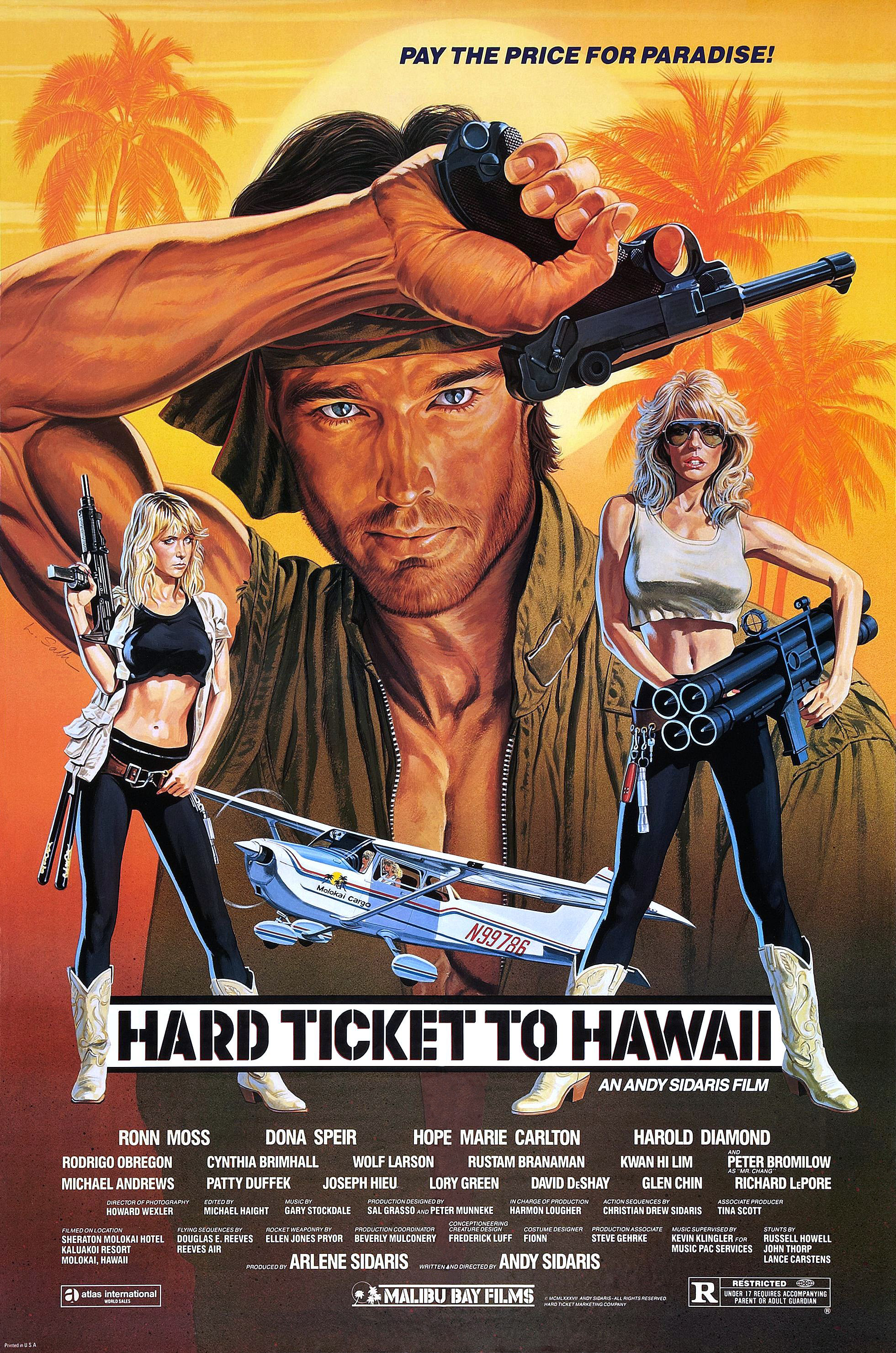 Hard Ticket To Hawaii (1987) 720P Bluray X264 Esub [Dual Audio][Hindi 2 0 English 2 0] -Mkvc