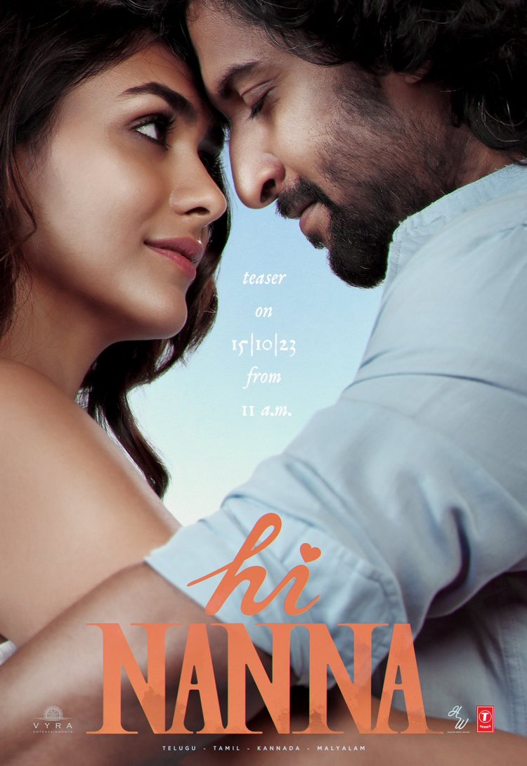 Hi Nanna (Hi Papa) (2023) Uncut 1080P Nf Webrip X265 Hevc Esub [Dual Audio][Hindi 5 1 Telugu 5 1] -Dmv