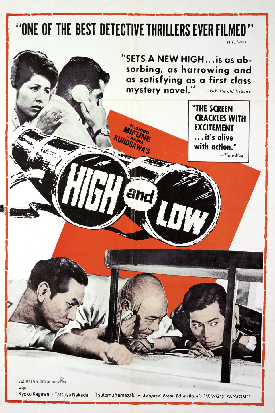 High And Low (1963) Japanese 1080P Bluray X265 Hevc 10Bit Aac 4 0 Esub-R00T