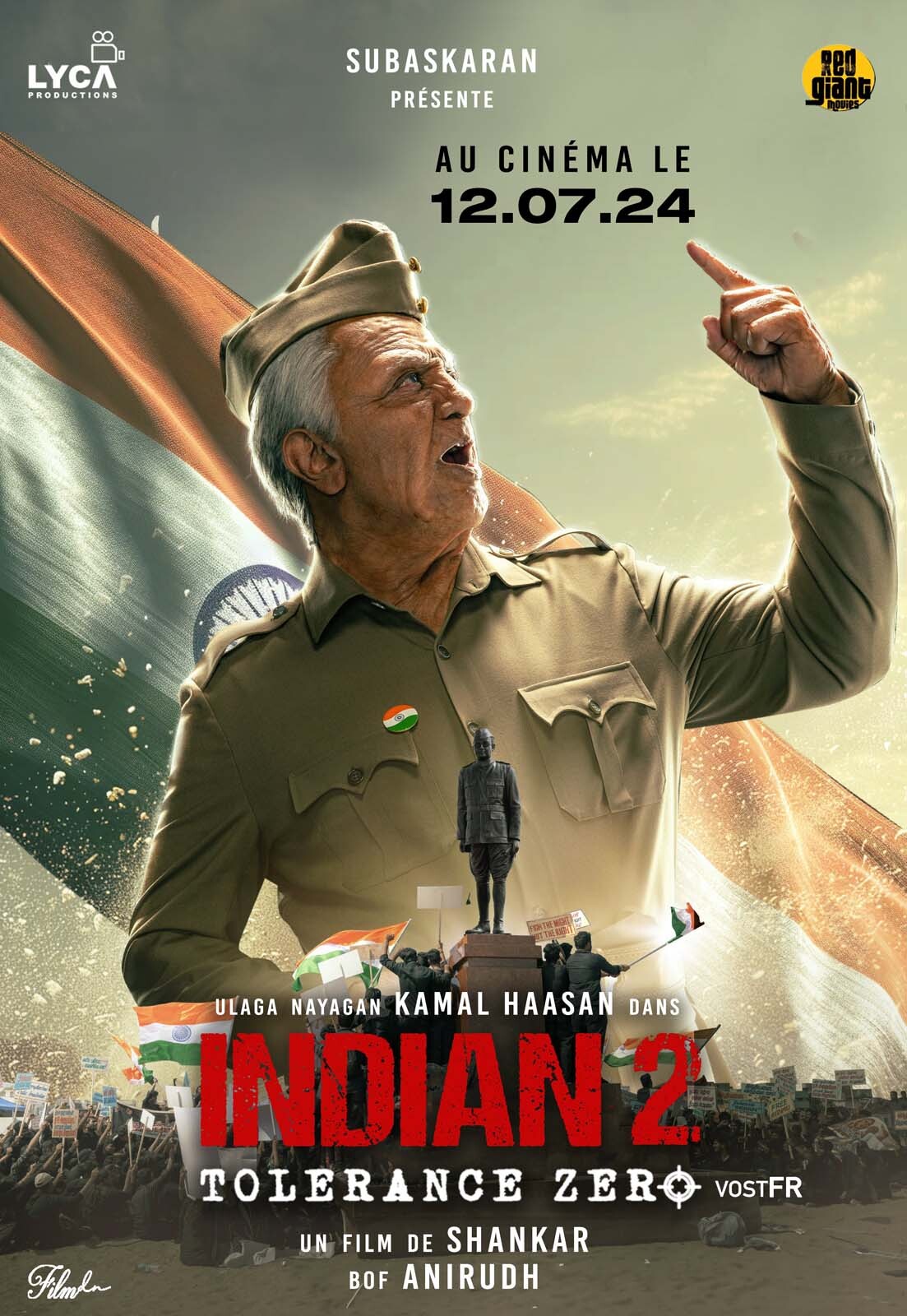 Hindustani 2 A K A Indian 2 (2024) Uncut 1080P Webrip X265 Hevc Esub [Dual Audio][Hindi 5 1 Tamil 5 1] -Dmv