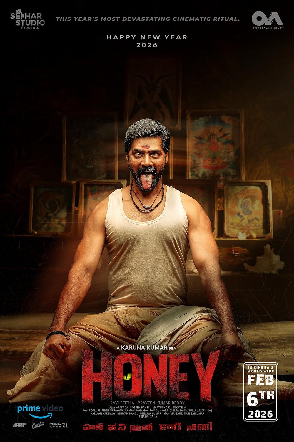 Honey (2026) Uncut 1080P Webrip X265 Hevc Esub [Dual Audio][Hindi 5 1 Telugu 5 1] -Hdhub