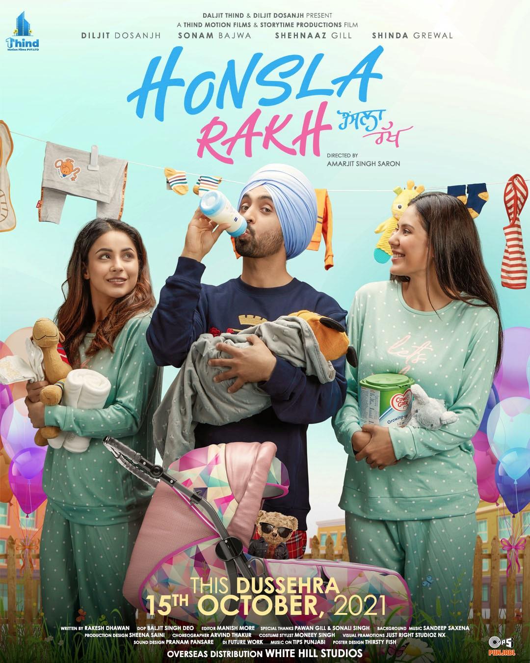 Honsla Rakh (2021) Punjabi 1080P Amzn Webrip X264 Dd5 1 Esub - Mkvcinemas