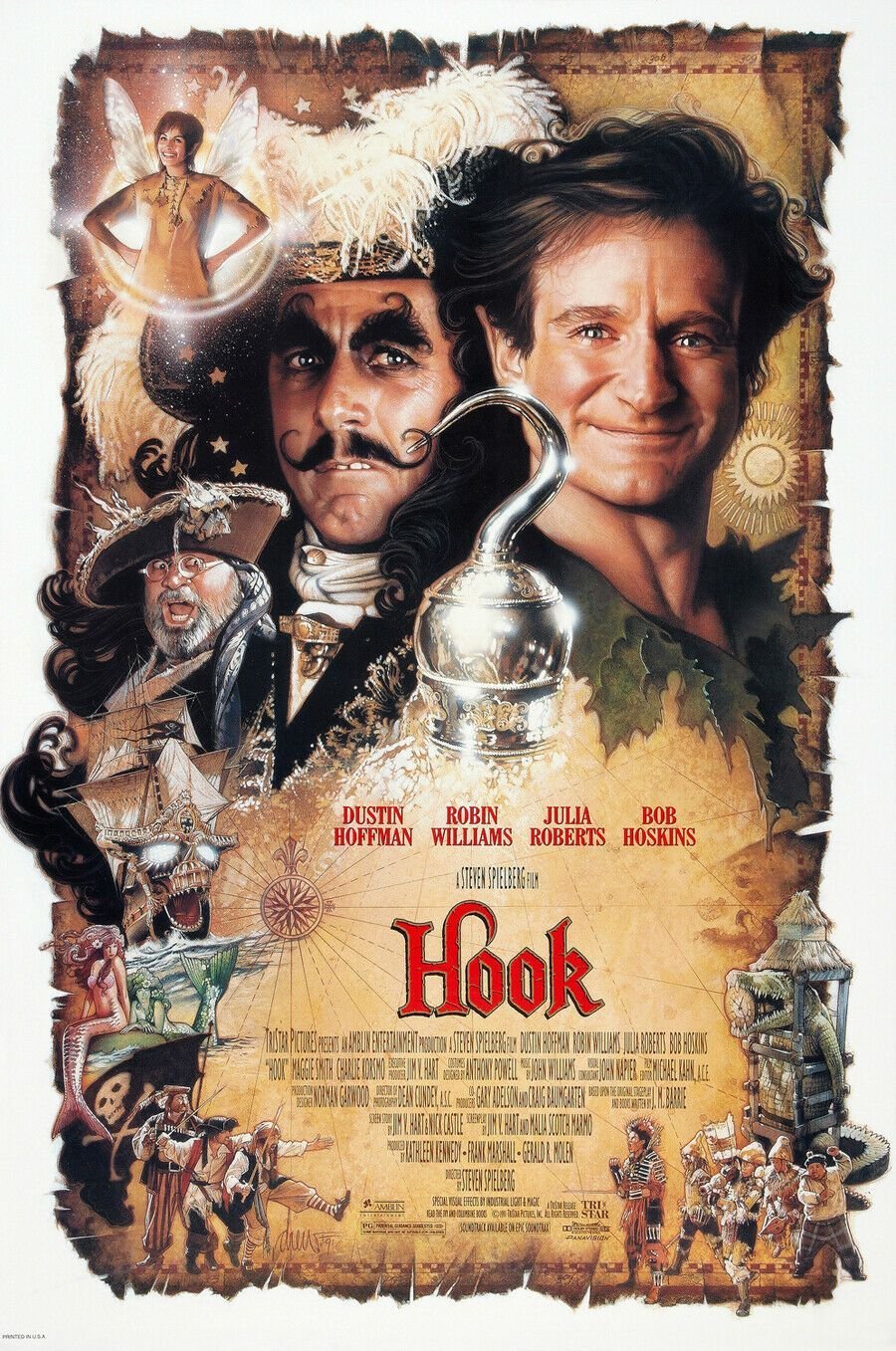 Hook (1991) 720P Bluray X264 Esub [Dual Audio][Hindi 2 0 English 2 0] -Msmod