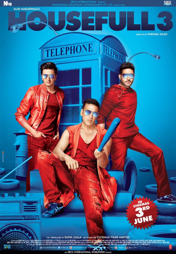 Housefull 3 (2016) Hindi 1080P Bluray X264 Dd5 1 Esub - Mkvcinemas
