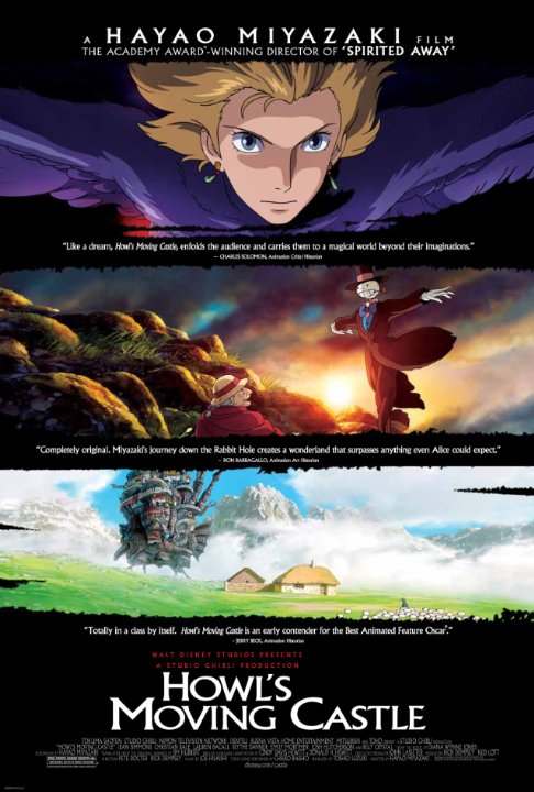 Howls Moving Castle (2004) 1080P Bluray X265 Hevc Esub [Dual Audio][Hindi 5 1 English 5 1] -Mkvc