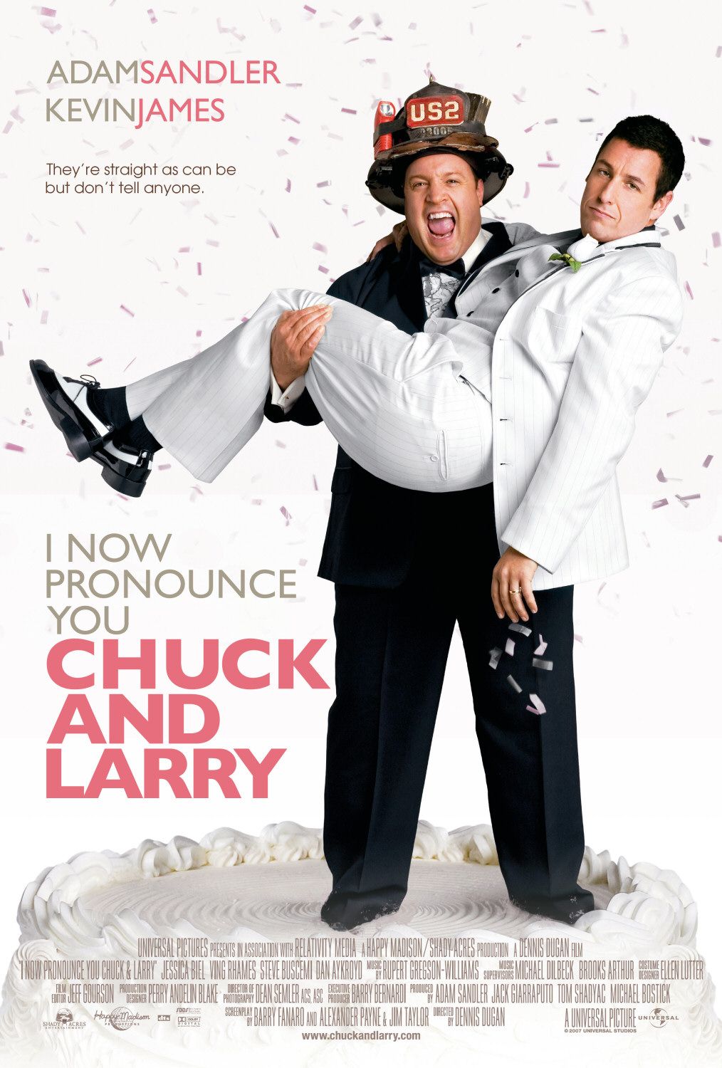 I Now Pronounce You Chuck And Larry (2007) 720P Bluray X264 Esub [Dual Audio][Hindi 5 1 English 5 1] -Mkvc