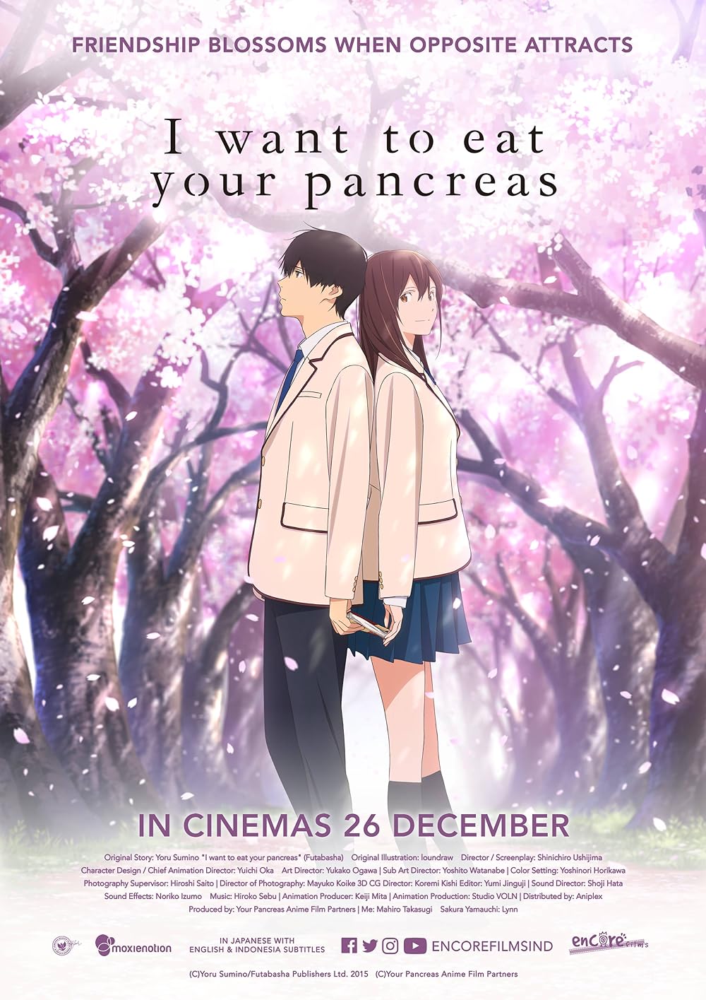 I Want To Eat Your Pancreas (2018) 1080P Bluray X265 Hevc Esub [Dual Audio][English 5 1 Japanese 5 1] -Ka