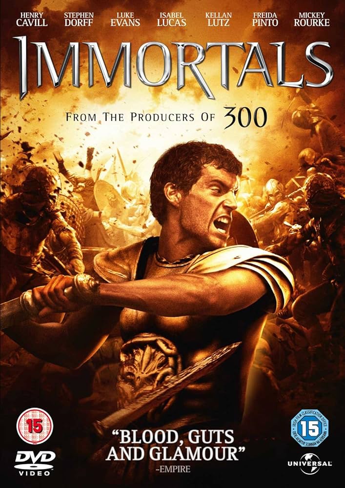 Immortals (2011) 720P Bluray X264 Esub [Dual Audio][Hindi 5 1 English 5 1] -Mkvc