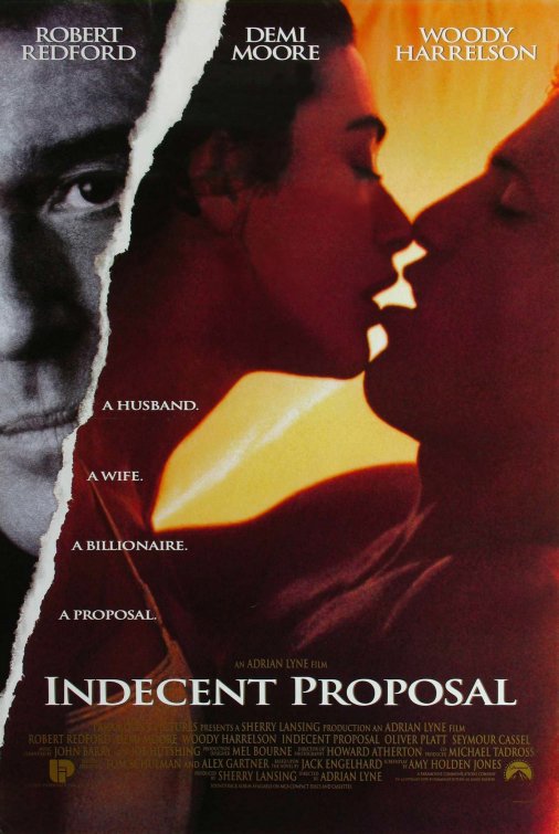 Indecent Proposal (1993) 720P Bluray X264 Esub [Dual Audio][Hindi 5 1 English 5 1] -Mkvc