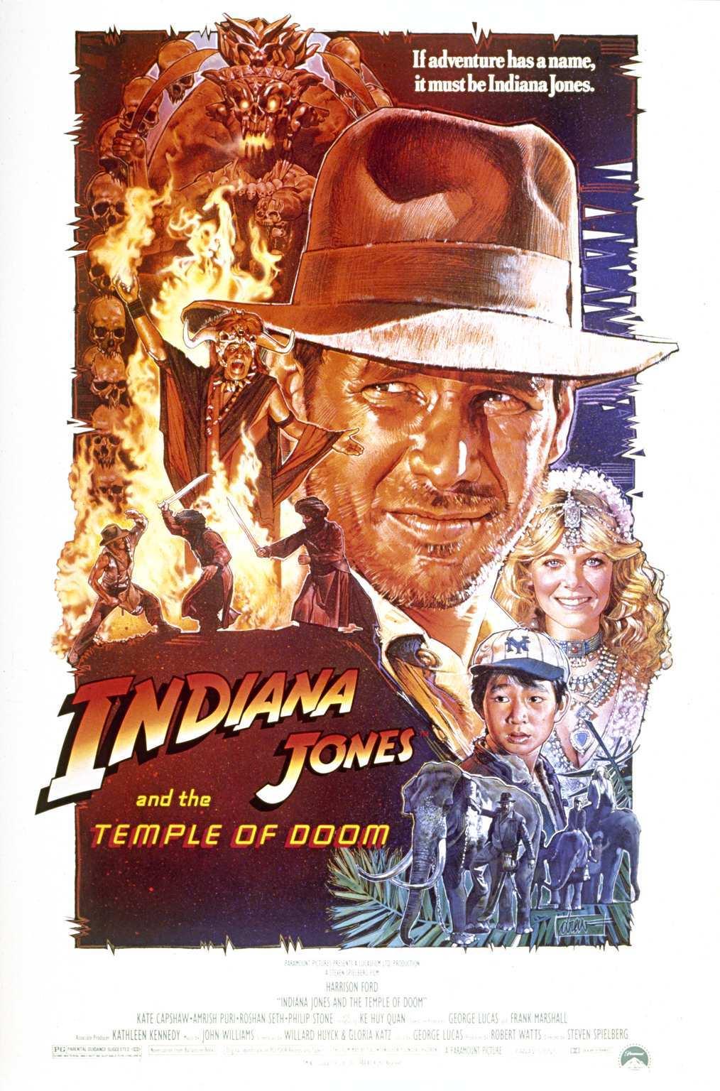 Indiana Jones 2 The Temple Of Doom (1984) 720P Bluray X264 Esub [Dual Audio][Hindi 5 1 English 5 1] - Mkvc