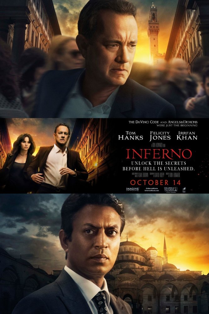Inferno (2016) 720P Bluray X264 Esub [Dual Audio][Hindi 5 1 English 5 1] -Mkvc