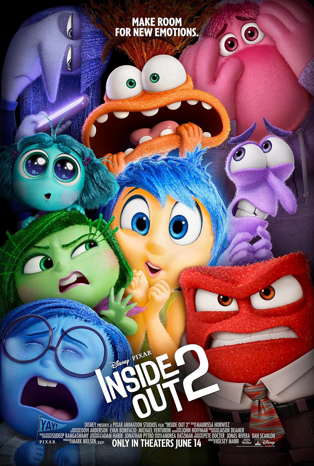 Inside Out 2 (2024) 720P Bluray X264 Msubs [Dual Audio][Hindi 5 1 English 5 1] -Mkvc