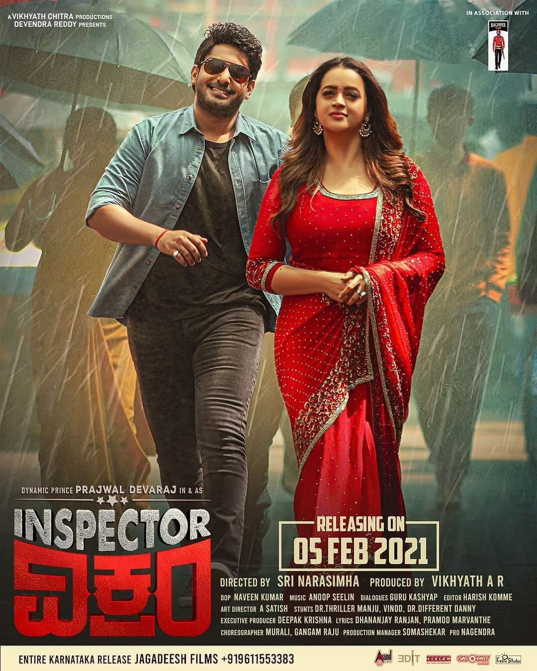 Inspector Vikram (2021) Kannada 720P Hdrip X264 Dd5 1 Esub -1Tmv