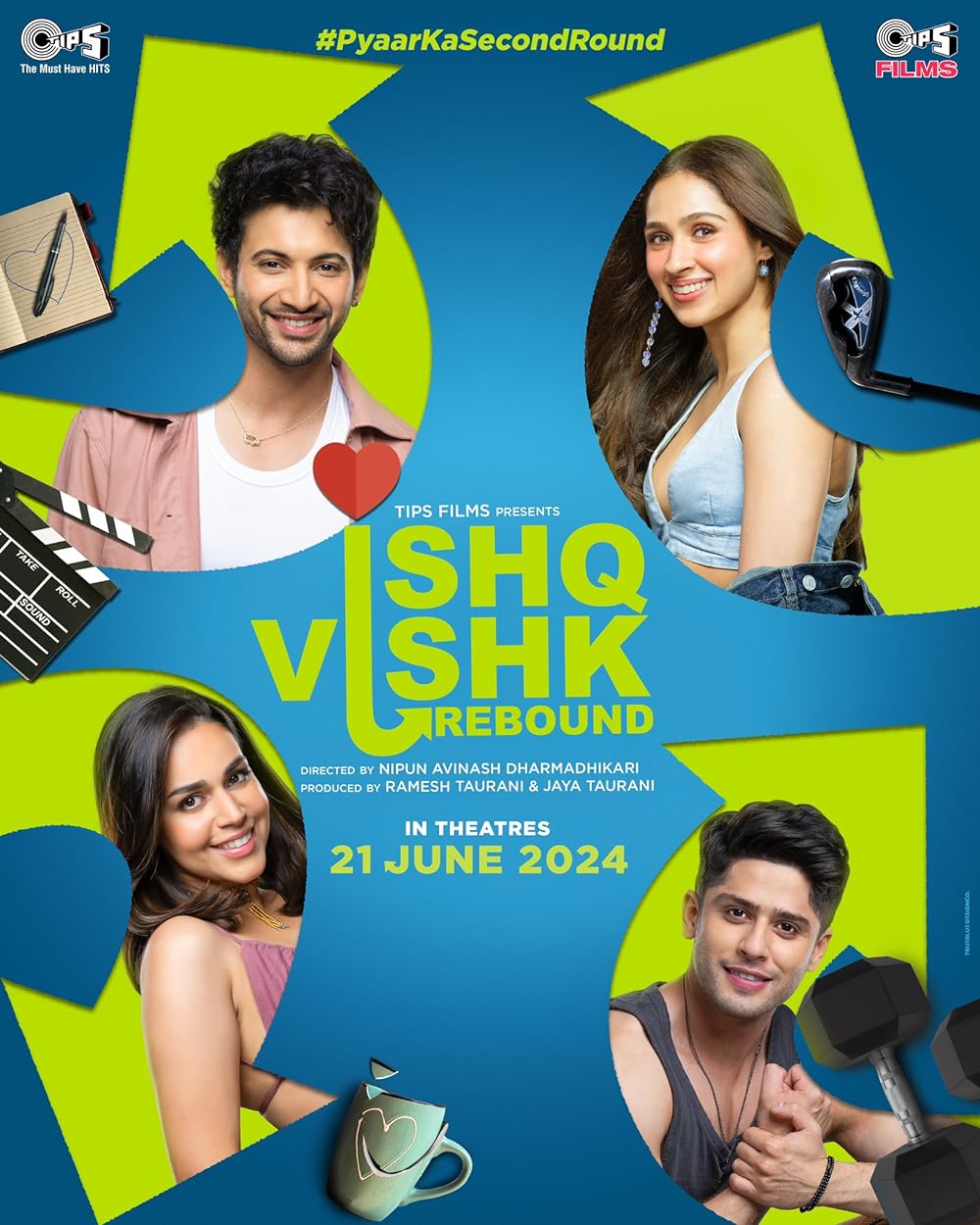 Ishq Vishk Rebound (2024) Hindi 1080P It Webrip X264 Dd5 1 Esub - Mkvcinemas