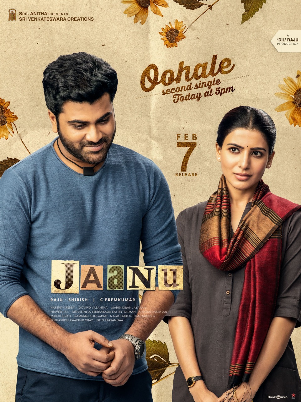 Jaanu (2020) Uncut 1080P Webrip X264 Esub [Dual Audio][Hindi Dd2 0 Telugu 2 0] -Dmv
