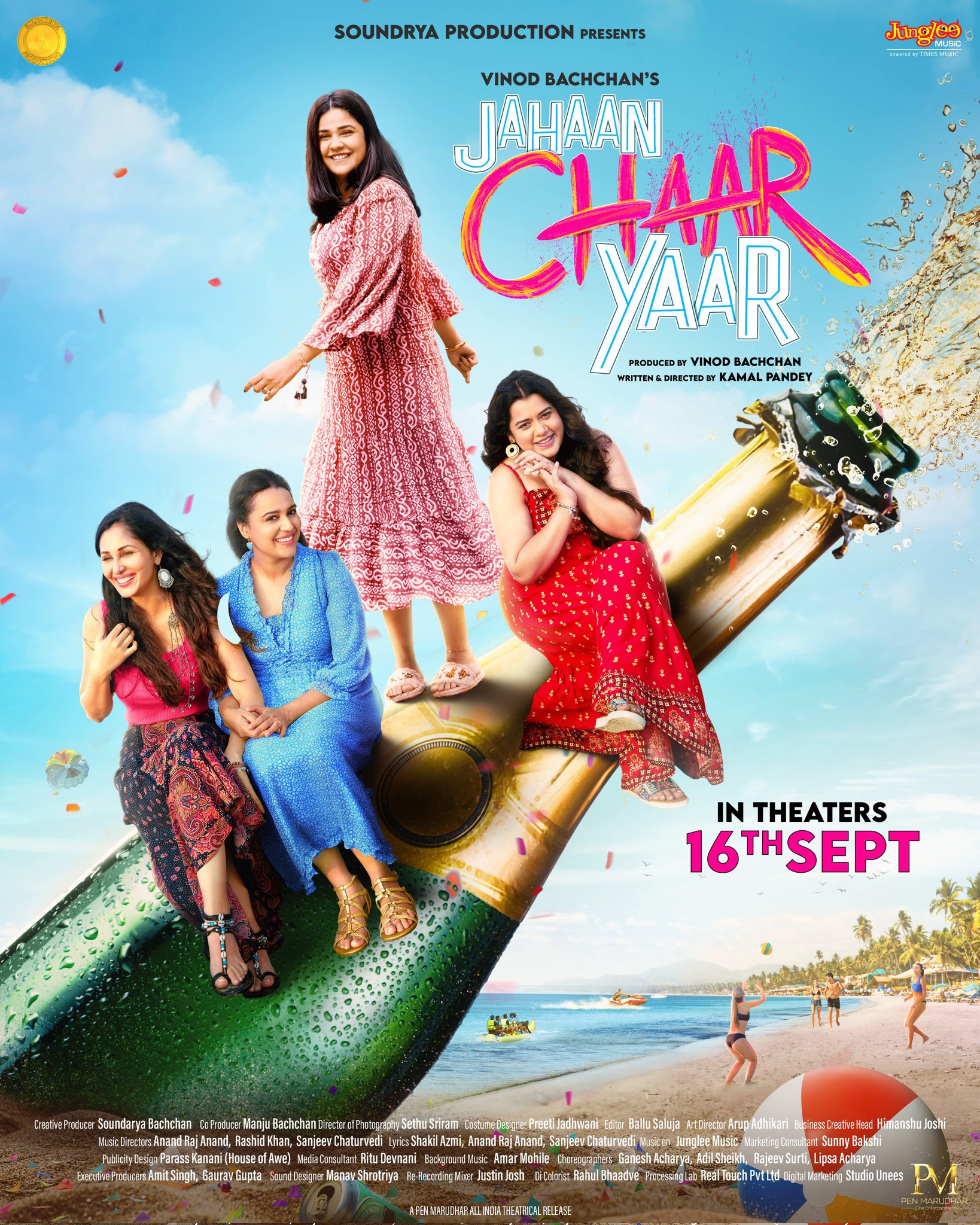 Jahaan Chaar Yaar (2022) Hindi 720P Amzn Webrip X264 Aac 2 0 Esub - Mkvcinemas