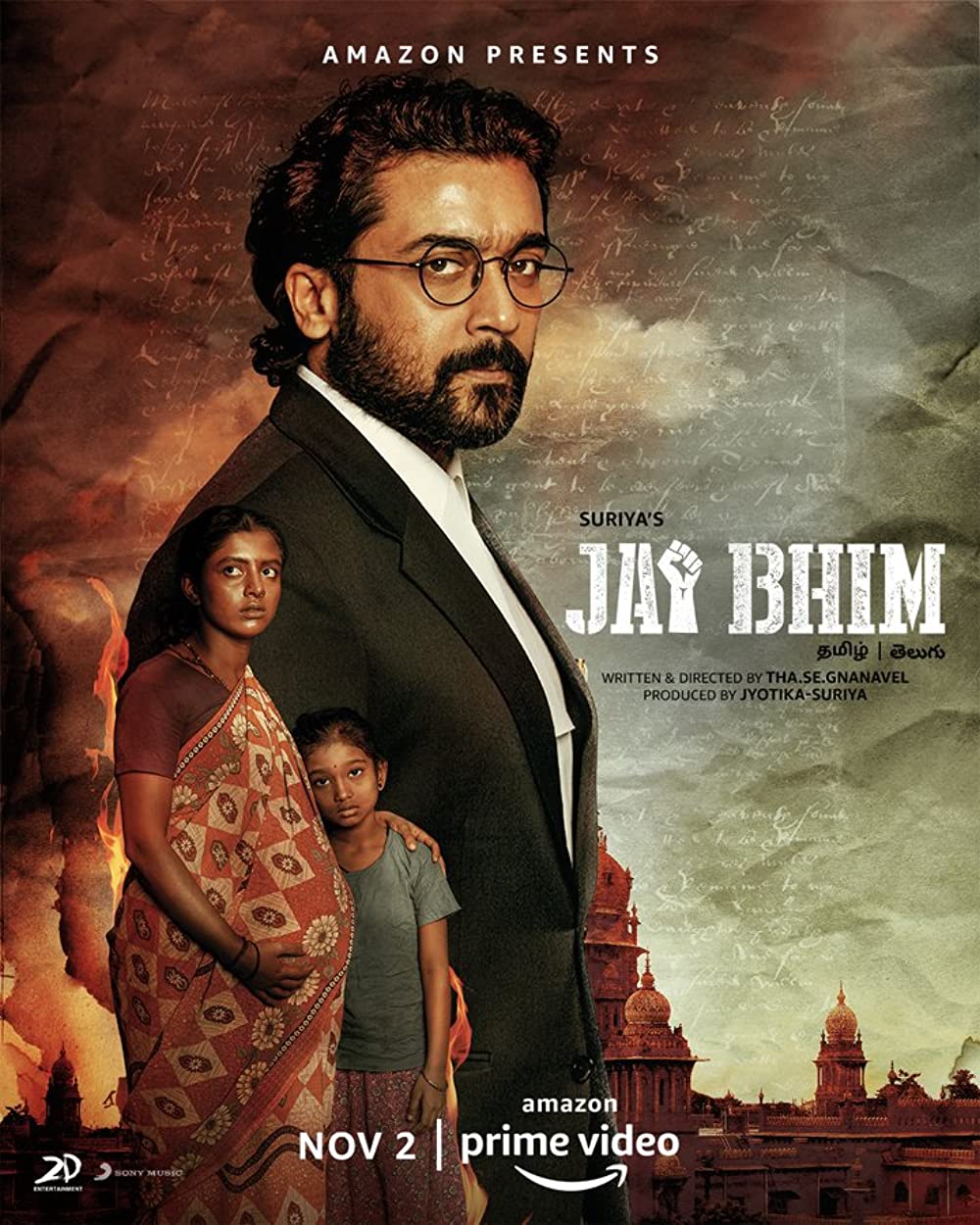 Jai Bhim (2021) 1080P Amzn Web-Dl X264 Esub [Dual Audio][Hindi 5 1 Tamil Dd5 1] -Hdhub
