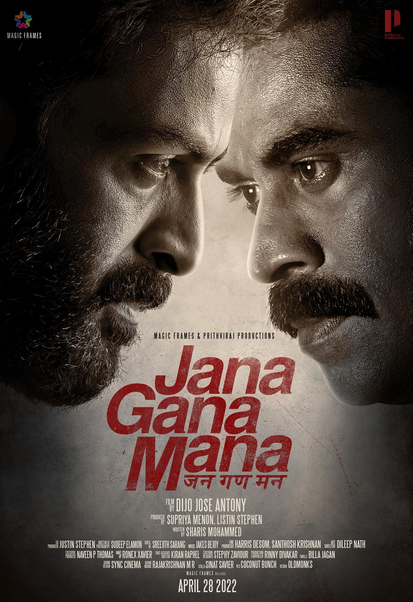 Jana Gana Mana (2022) Malayalam 720P Webrip X264 Dd5 1 Esub -1Tmv