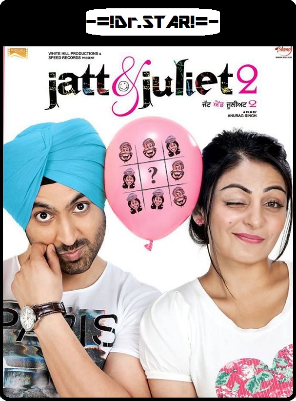 Jatt & Juliet 2 (2013) Uncut 720P Dvdrip X264 Esub [Dual Audio][Hindi Dd2 0 Punjabi 5 1] -Dr S