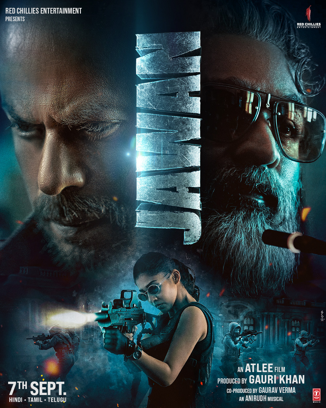 Jawan (2023) Extended Hindi 1080P Bluray X264 Dd5 1 Esub - Mkvcinemas