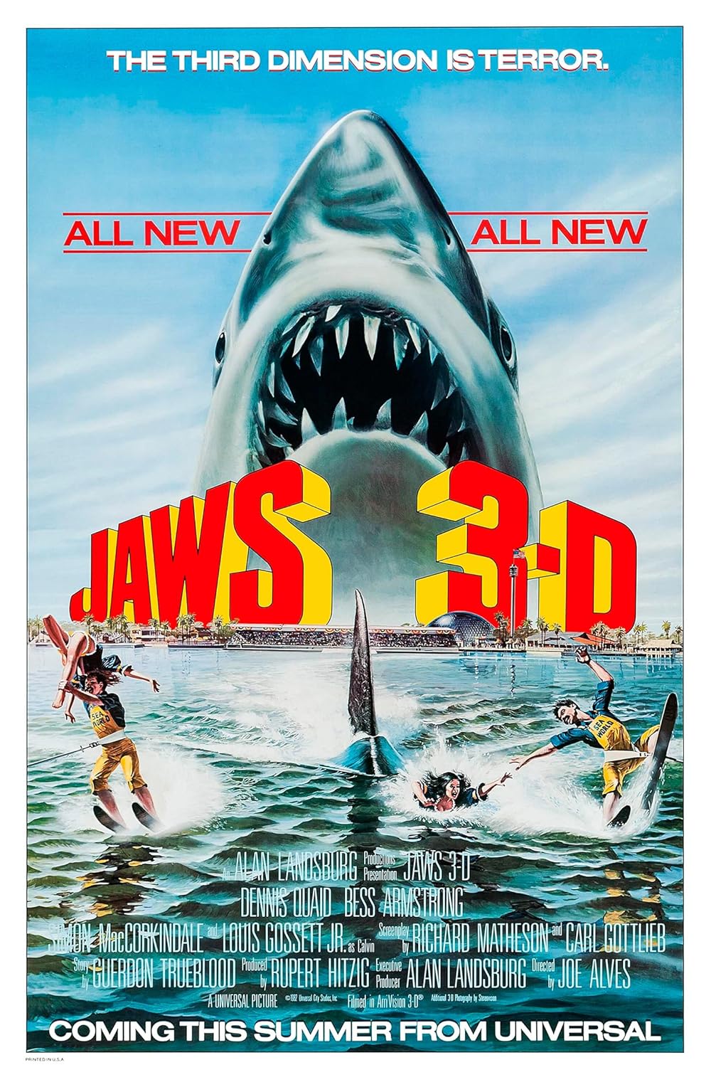 Jaws 3 (1983) 720P Bluray X264 Esub [Dual Audio][Hindi 2 0 English 2 0] -Mkvc