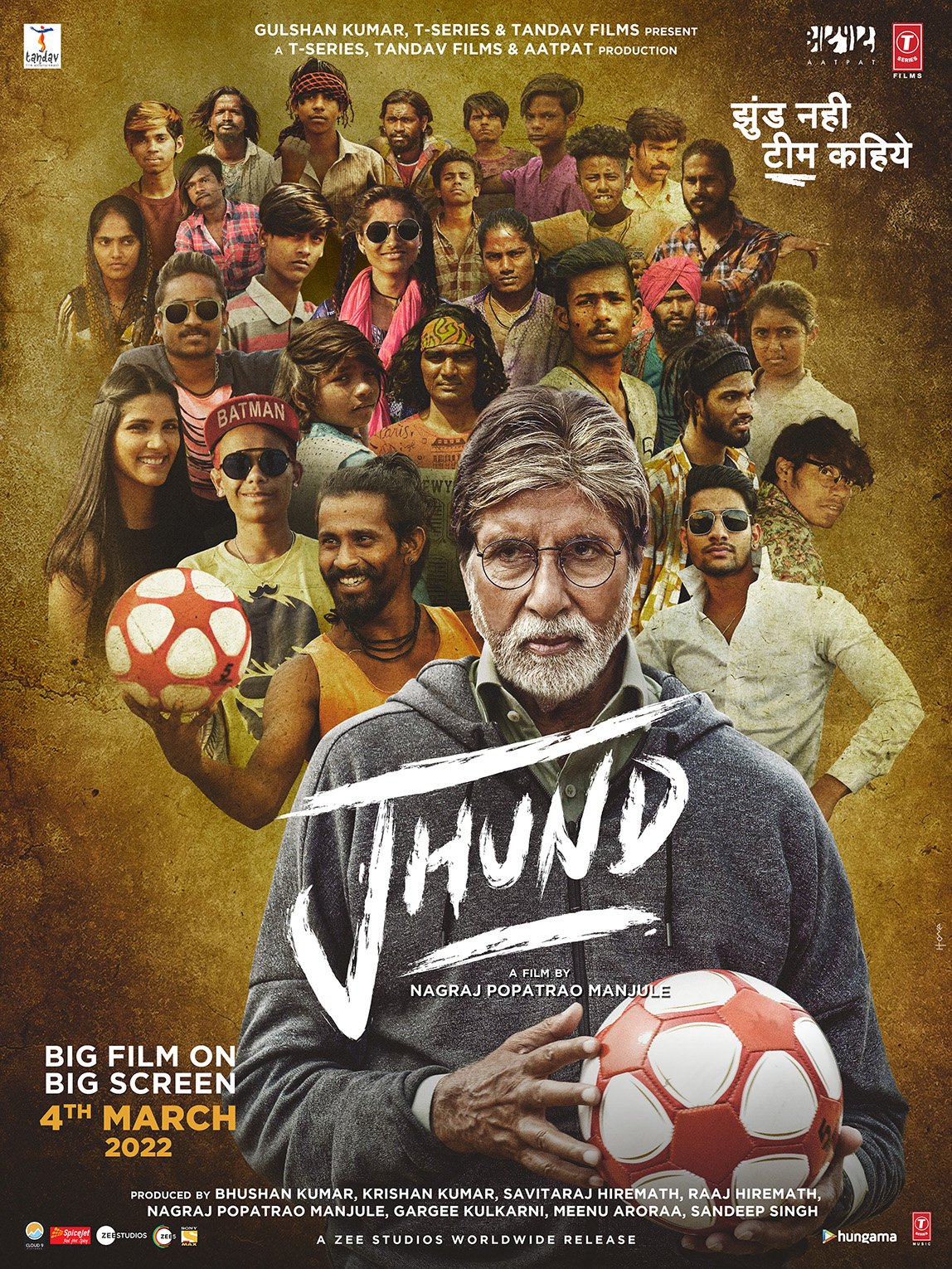 Jhund (2022) Hindi 1080P Zee5 Webrip X264 Dd5 1 Esub - Mkvcinemas
