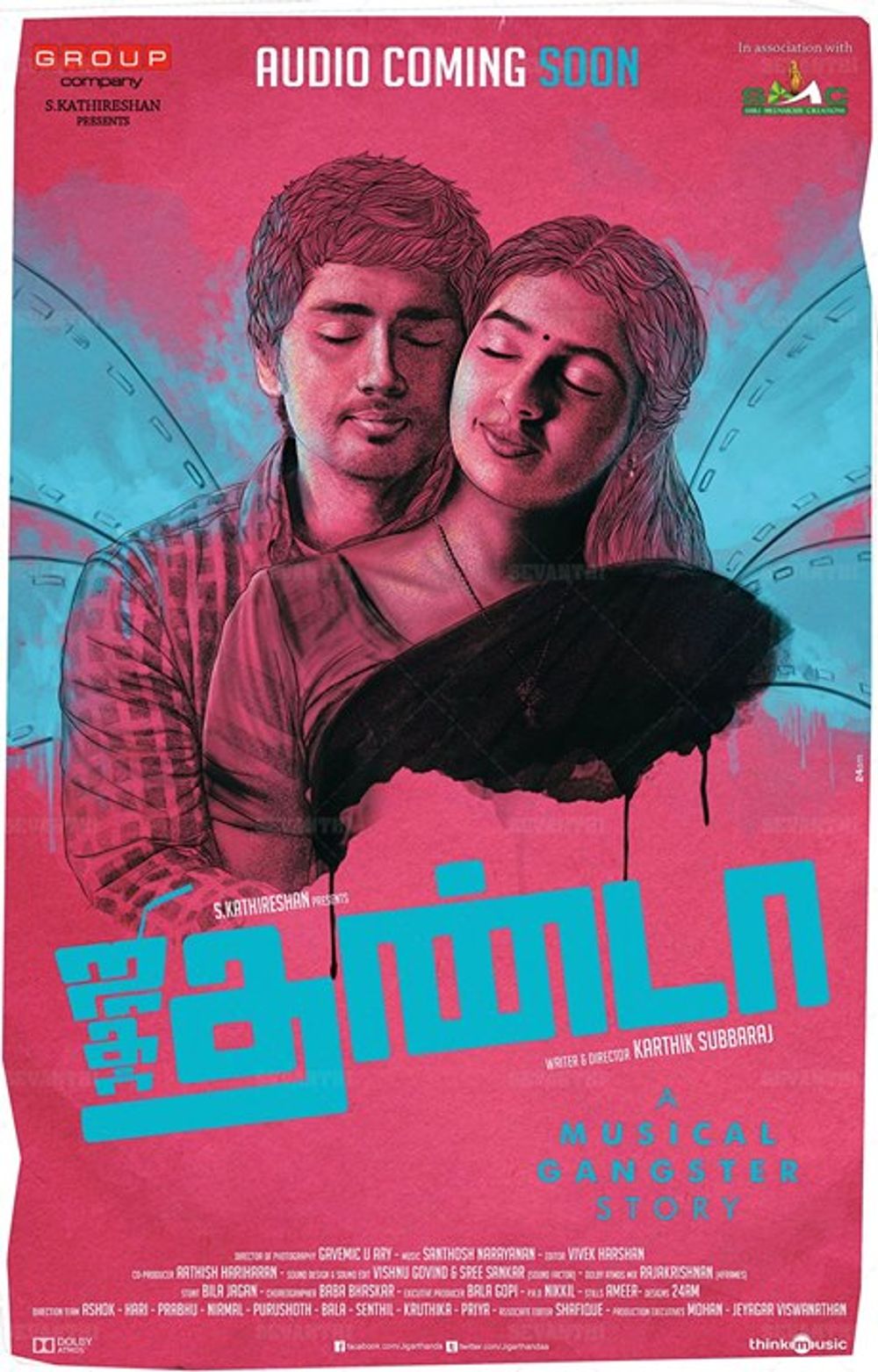 Jigarthanda (2014) Tamil 1080P Webrip X265 Hevc 10Bit Dd5 1 Esub -1Tmv