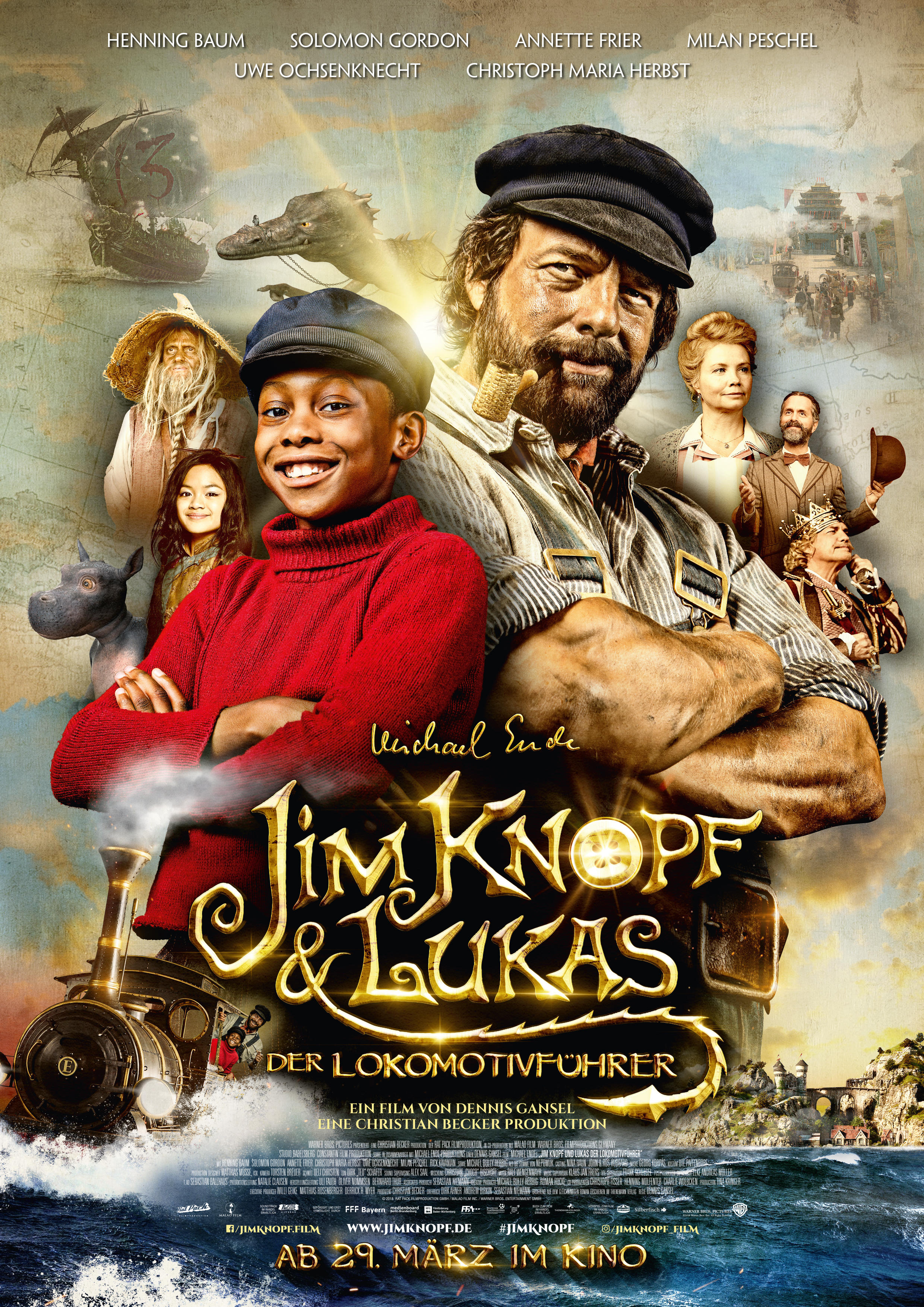 Jim Button And Luke The Engine Driver (2018) 720P Bluray X264 Esub [Dual Audio][Hindi 5 1 English 5 1] -Mkvc