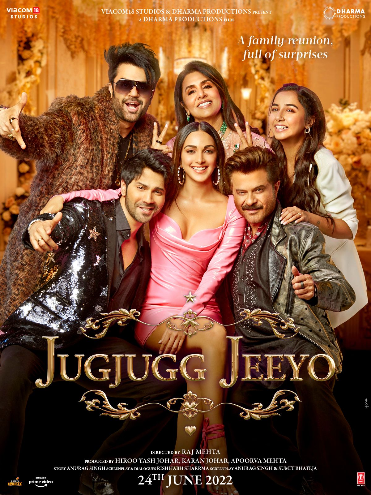 Jug Jugg Jeeyo (2022) Hindi 1080P Amzn Webrip X264 Dd5 1 Esub - Mkvcinemas
