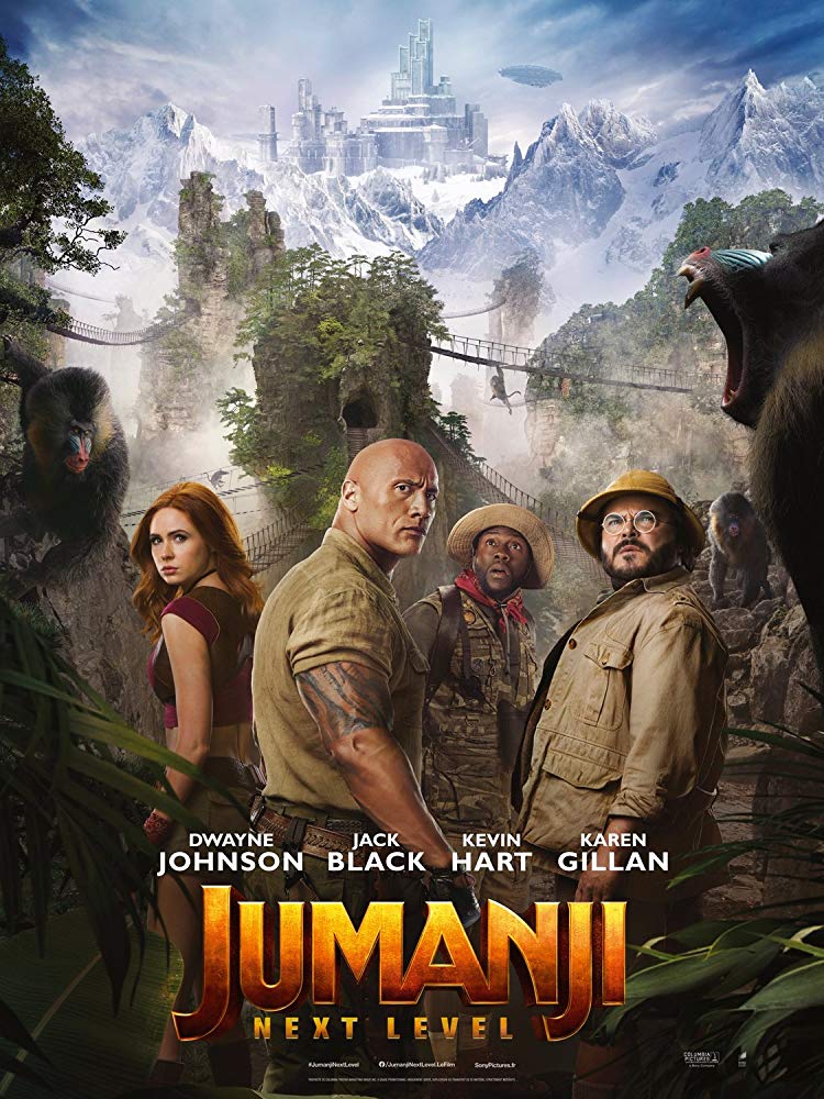 Jumanji The Next Level (2019) 1080P Bluray X265 Hevc Esub [Dual Audio][Hindi 5 1 English 5 1] -Msheist