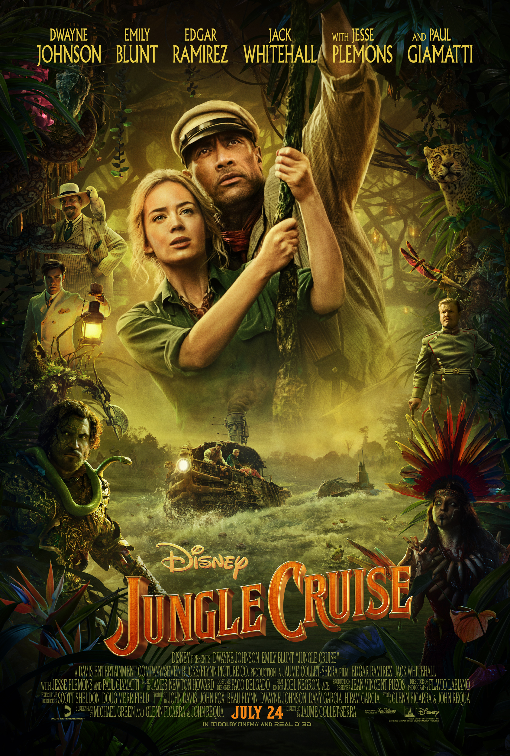 Jungle Cruise (2021) 1080P Dsnp-Web X265 Hevc 10Bit Aac 5 1 Msubs-Mkvc