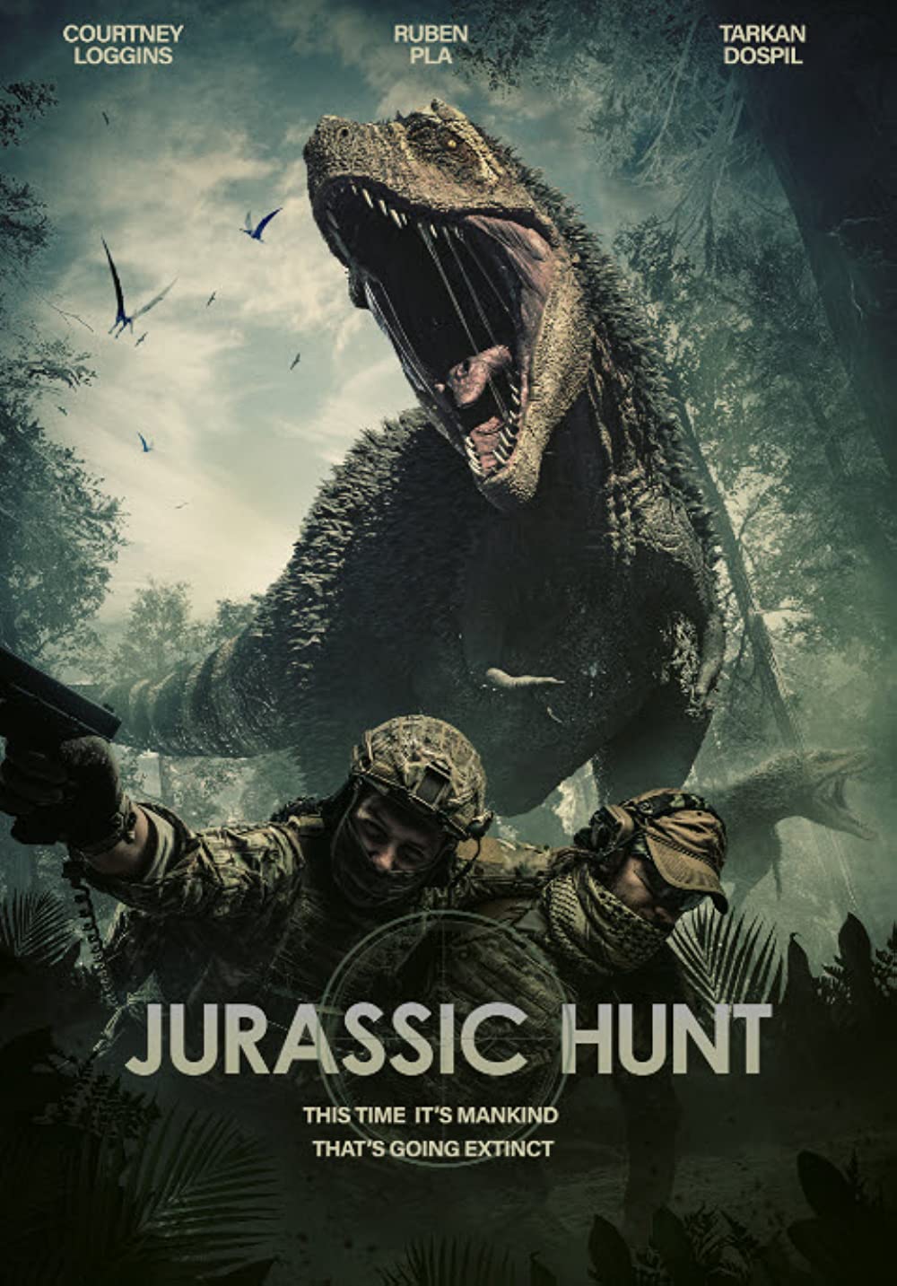 Jurassic Hunt (2021) 720P Bluray X264 Esub [Dual Audio][Hindi 2 0 English 5 1] -Mkvc