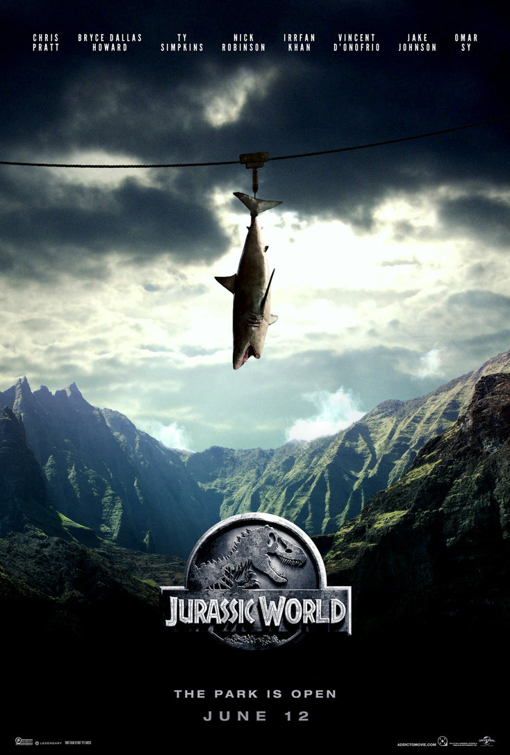 Jurassic World (2015) 720P Bluray Dts X264 Esub [Dual Audio][Hindi 5 1 English 5 1] - Kartiking