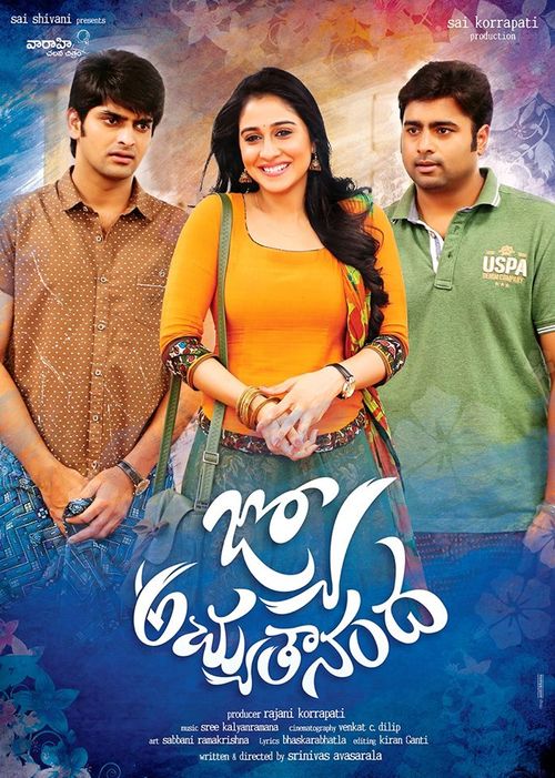 Jyo Achyutananda (2016) Uncut 720P Webrip X264 Esub [Dual Audio][Hindi Dd2 0 Telugu 2 0] -Dmv