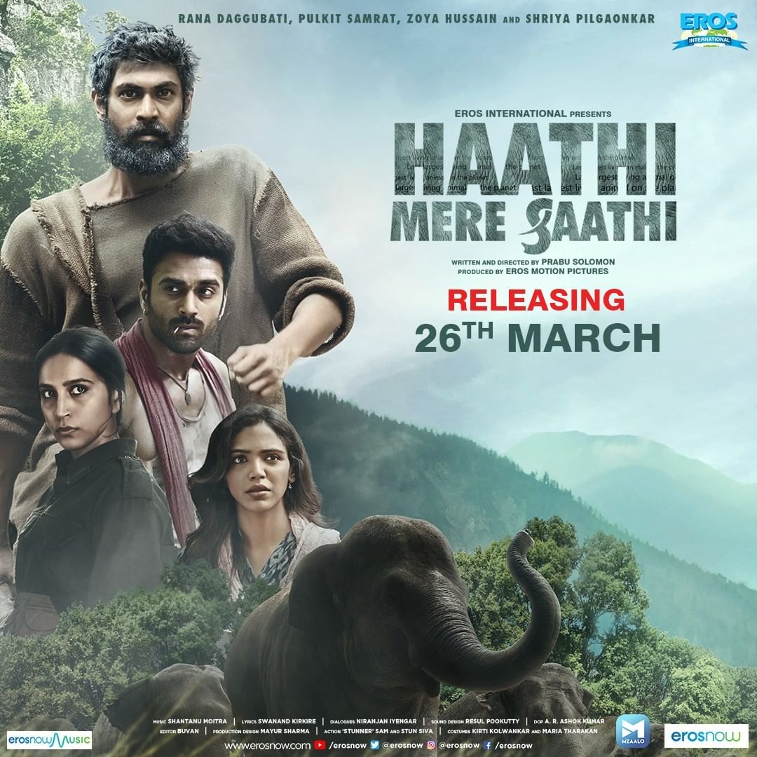 Kaadan (Haathi Mere Saathi) (2021) Hindi Dubbed 720P Webrip X264 Aac - Mkvcinemas