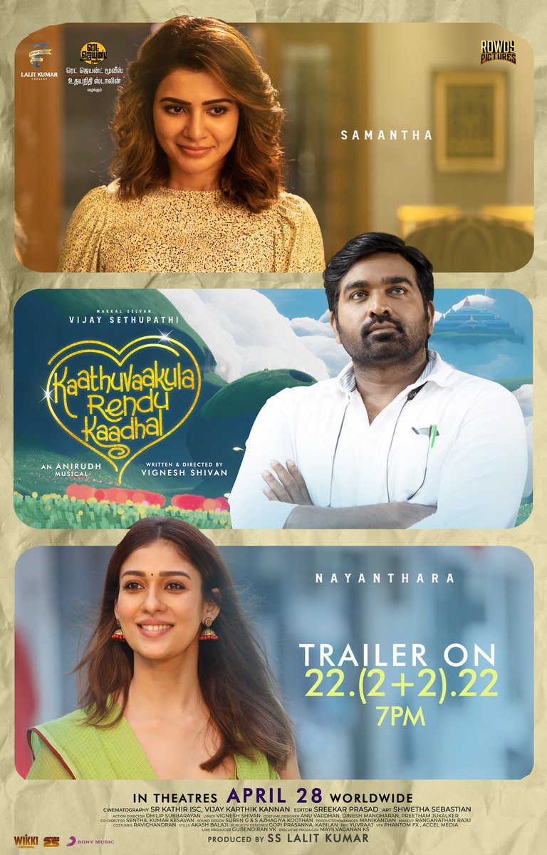 Kaathuvaakula Rendu Kaadhal (2022) Tamil 1080P Web-Dl X265 Hevc 10Bit Dd5 1 Msubs -1Tmv