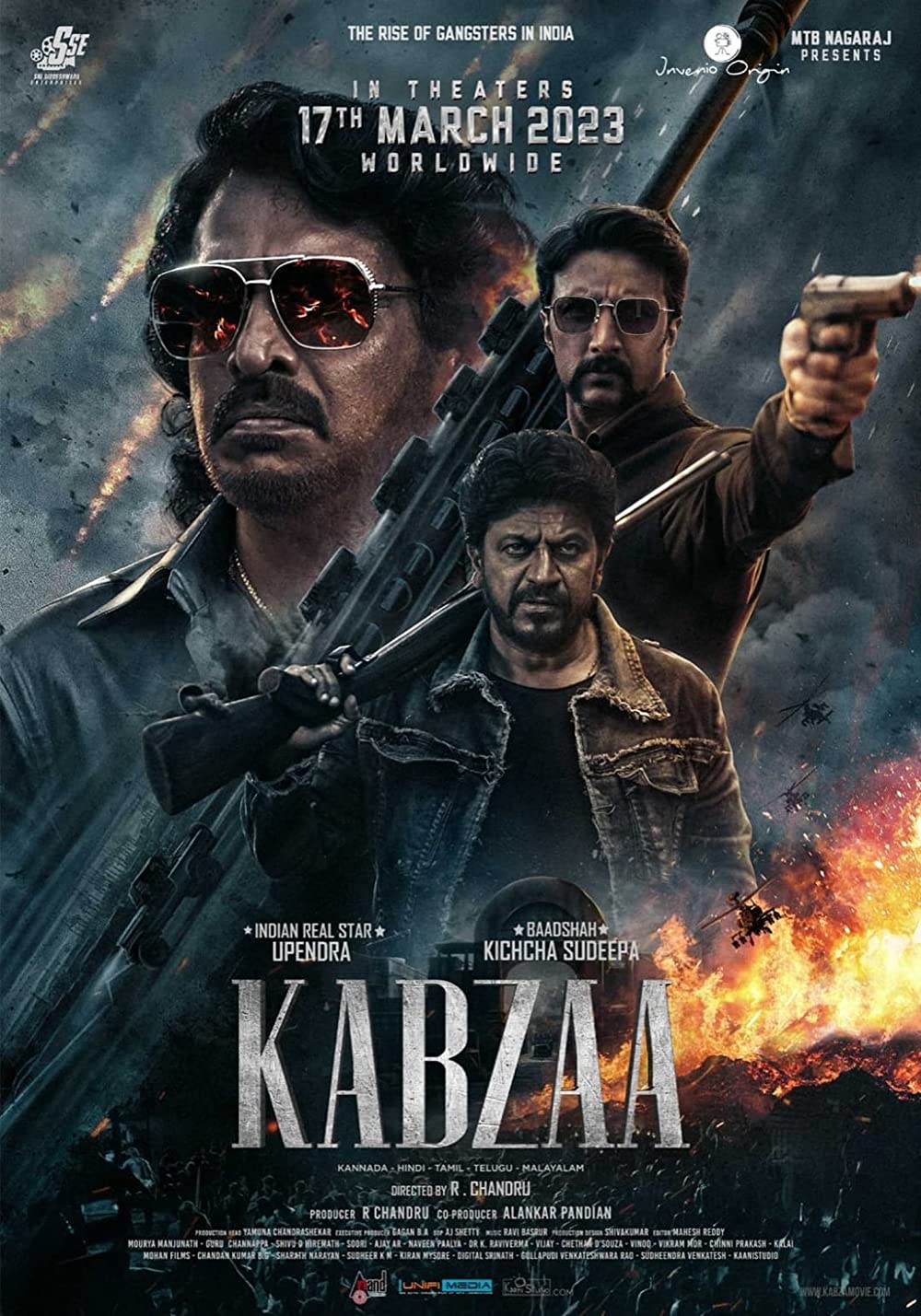 Kabzaa (2023) Uncut 1080P Amzn Webrip X265 Hevc Esub [Dual Audio][Hindi 5 1 Kannada 5 1] -Mkvc