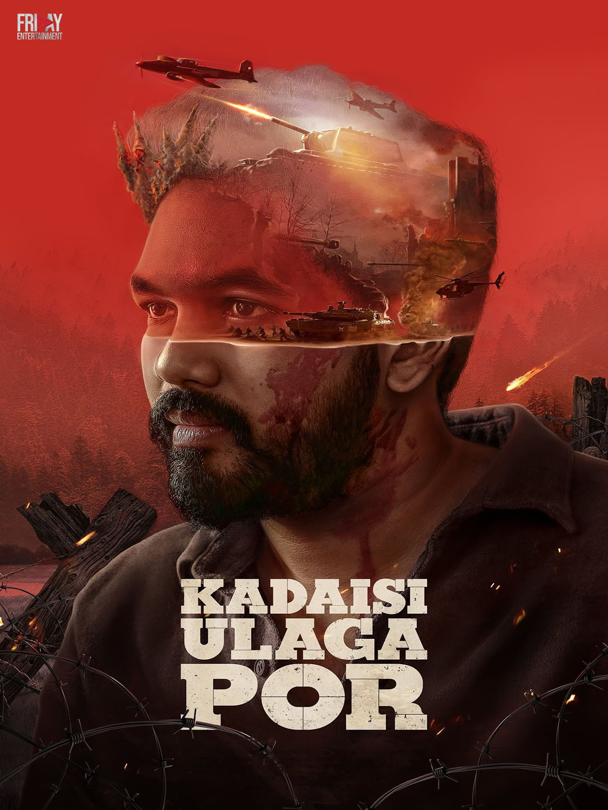 Kadaisi Ulaga Por (2024) Uncut 720P Webrip X264 Esub [Dual Audio][Hindi 2 0 Tamil 5 1] -Hdhub
